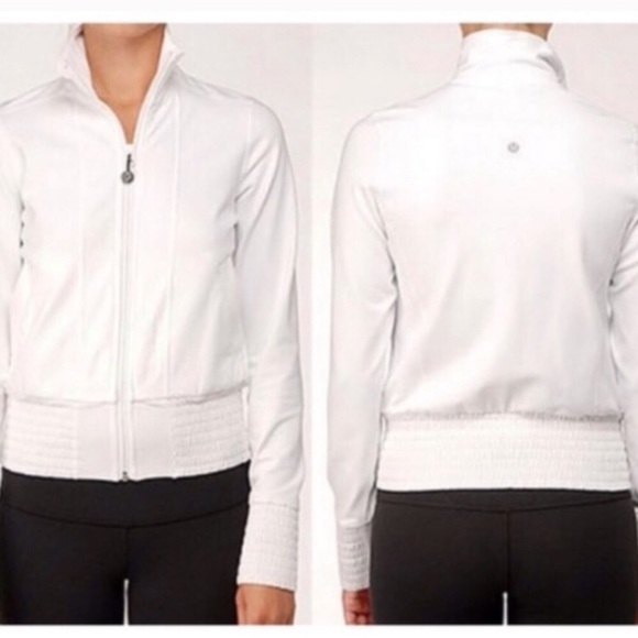 lululemon athletica Tops - Blue Lululemon Da Bomber Jacket